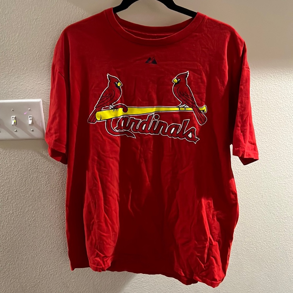 Majestic Albert Pujols T shirt Men Large